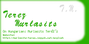 terez murlasits business card